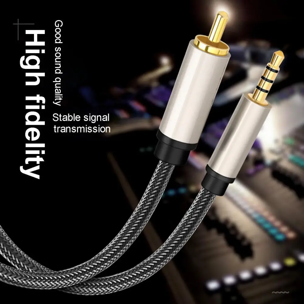 New RCA Cable HiFi Stereo SPDIF RCA To 3.5mm Audio CableRCA Jack 3.5 For Amplifiers Audio Home Theater Cable RCA For HDTV
New RCA Cable HiFi Stereo SPDIF RCA To 3.5mm Audio CableRCA Jack 3.5 For Amplifiers Audio Home Theater Cable RCA For HDTV