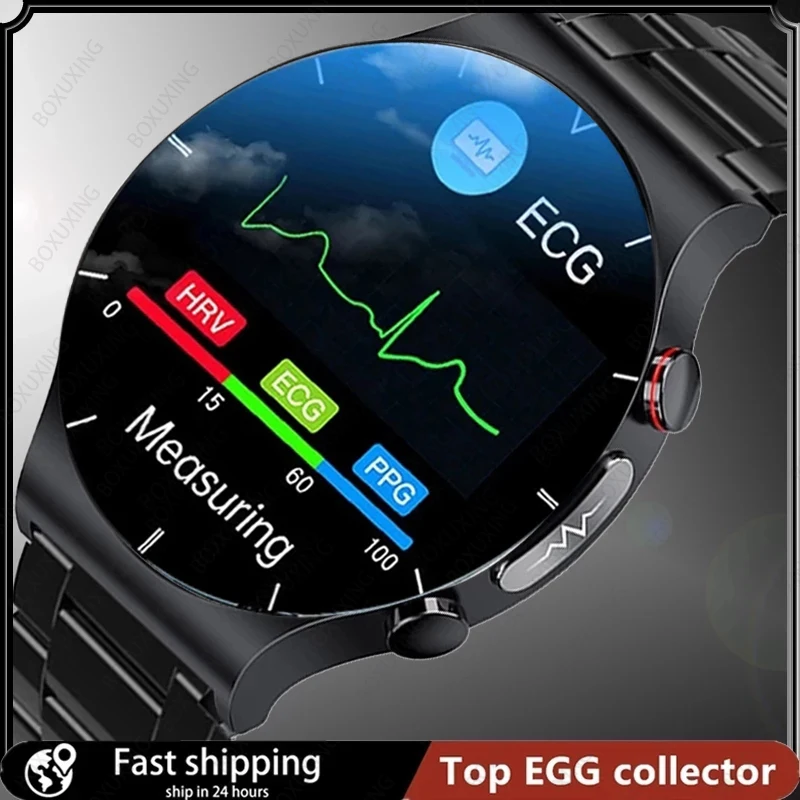 New ECG+PPG smartwatch Men's blood pressure, blood oxygen, body temperature monitor Sports and fitness smartwatch
New ECG+PPG smartwatch Men's blood pressure, blood oxygen, body temperature monitor Sports and fitness smartwatch