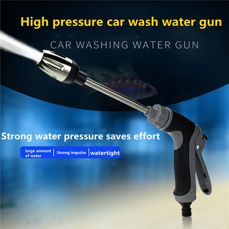 Portable High-Pressure Water Gun For Cleaning Car Wash Machine Garden Watering Hose Nozzle Sprinkler Foam Water
Portable High-Pressure Water Gun For Cleaning Car Wash Machine Garden Watering Hose Nozzle Sprinkler Foam Water