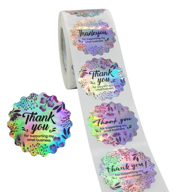 Rainbow Laser Thank You Stickers Seal Labels Stickers 1inch DIY Scrapbook Package Wedding Decor Stationery Sticker 500pcs /roll 
Rainbow Laser Thank You Stickers Seal Labels Stickers 1inch DIY Scrapbook Package Wedding Decor Stationery Sticker 500pcs /roll