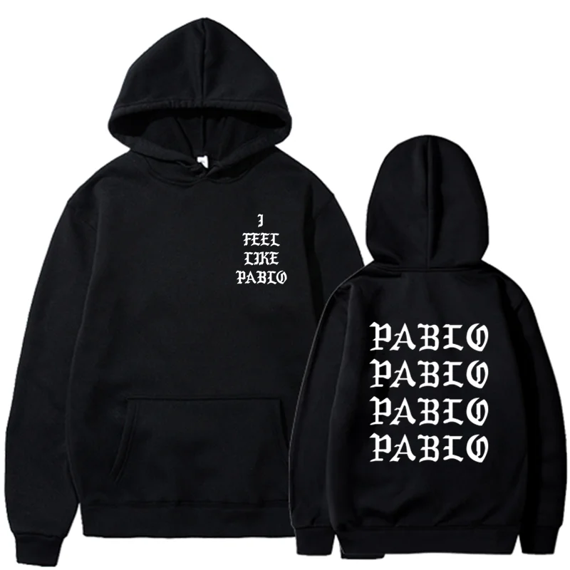 

2022 eu me sinto como paul pablo kanye west suor hoodies hoodies hoodies moletom masculino hip hop streetwear com capuz pablo