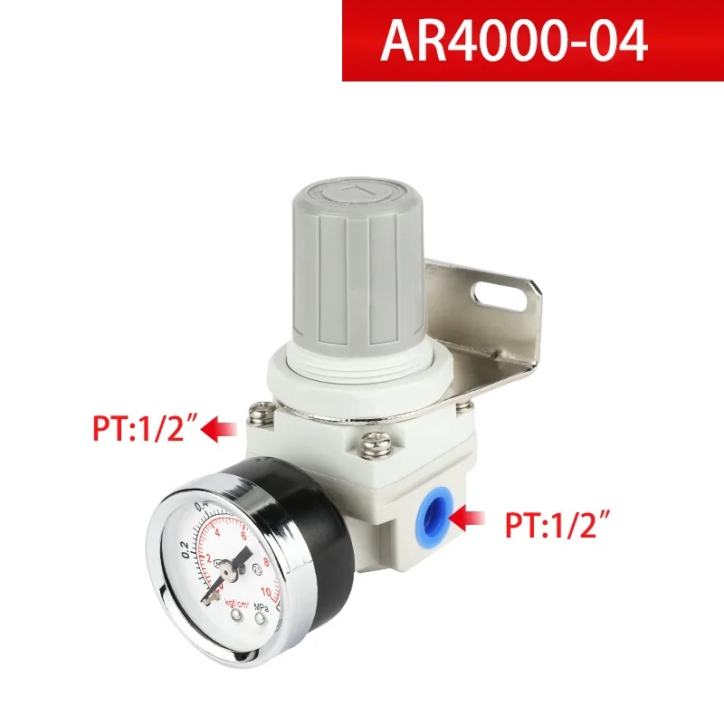 Регулятор давления AR2000-02, наружный пластиковый редуктор воздушного компрессора, диаметр 11 мм, SMC, белый
Регулятор давления AR2000-02, наружный пластиковый редуктор воздушного компрессора, диаметр 11 мм, SMC, белый