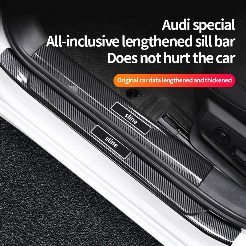 Scratch-resistant Door Sill Thresholds Protective for Audi A3 8V 8Y A4 B9 A6 Q2 Q3 Q5 2021 2020 Sedan Car Interior Accessories
Scratch-resistant Door Sill Thresholds Protective for Audi A3 8V 8Y A4 B9 A6 Q2 Q3 Q5 2021 2020 Sedan Car Interior Accessories