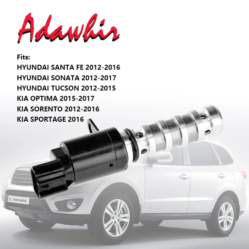 Соленоидный регулируемый клапан VVT 24355-2G500 для Hyundai Genesis Sonata Tucson для Kia Forte Optima Sorento Sportage
Соленоидный регулируемый клапан VVT 24355-2G500 для Hyundai Genesis Sonata Tucson для Kia Forte Optima Sorento Sportage