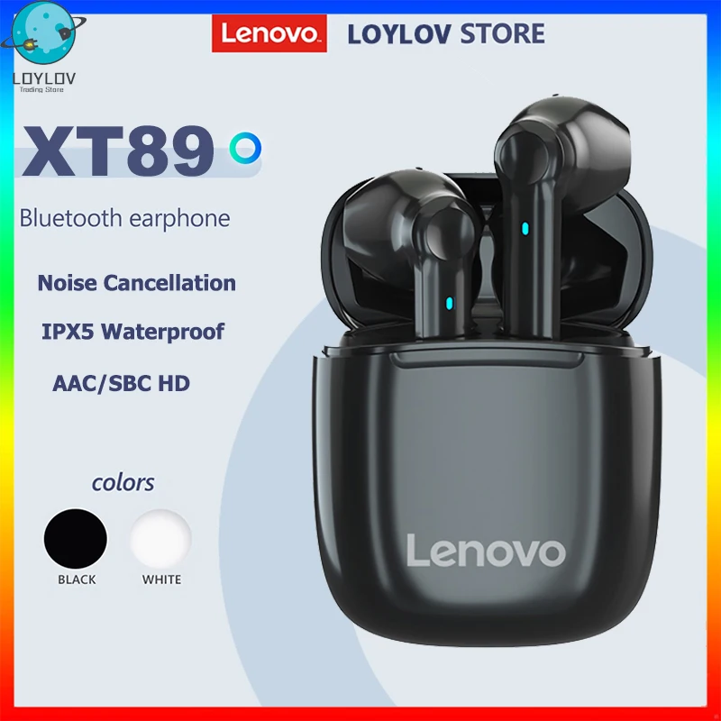 Lenovo XT89 Earbuds Wireless Bluetooth Earphones Sports Waterproof Noise Reduction Headphones For Smartphones Gaming TWS Headset
Lenovo XT89 Earbuds Wireless Bluetooth Earphones Sports Waterproof Noise Reduction Headphones For Smartphones Gaming TWS Headset