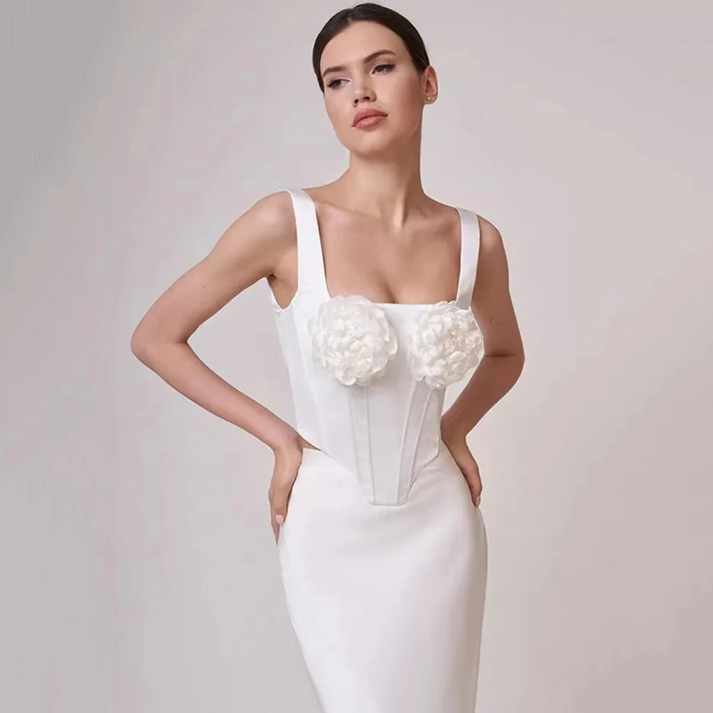 Новинка лета 2023, женский сексуальный комплект из двух предметов с квадратным вырезом и открытой спиной, черная, белая юбка повязка с изображением цветов, вязаный облегающий клубный костюм
Новинка лета 2023, женский сексуальный комплект из двух предметов с квадратным вырезом и открытой спиной, черная, белая юбка повязка с изображением цветов, вязаный облегающий клубный костюм