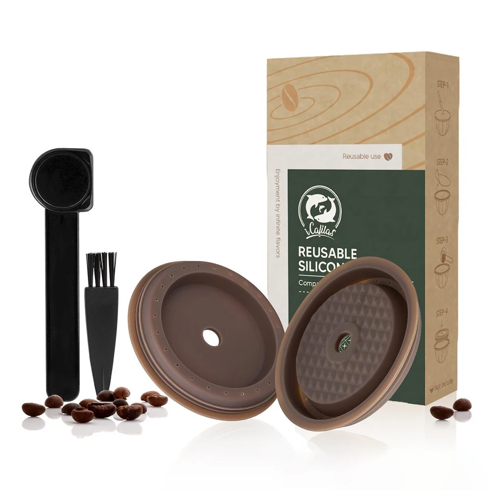 59 Mm Food-grade Silicone Reusable Vertuo Silicone Cap Lids To Refilled Capsules For Nespresso VertuoLine Capsule Pods
59 Mm Food-grade Silicone Reusable Vertuo Silicone Cap Lids To Refilled Capsules For Nespresso VertuoLine Capsule Pods