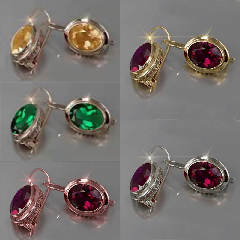 European and American Inlaid Crystal Zircon Earrings New Jewelry Creative Temperament Banquet Bride Jewelry Earrings Wholesale
European and American Inlaid Crystal Zircon Earrings New Jewelry Creative Temperament Banquet Bride Jewelry Earrings Wholesale