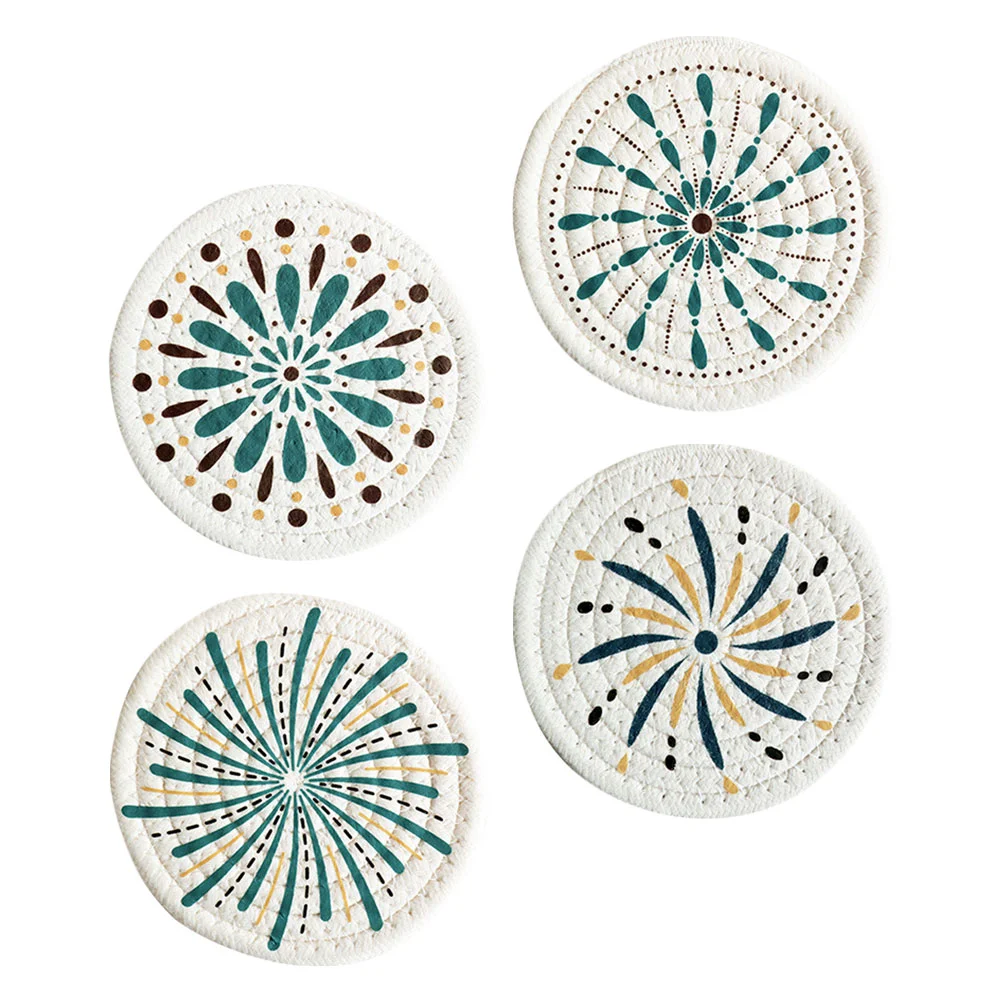 Coasters Cup Mat Coaster Hot Pad Drink Woven Pot Holderinsulation Cotton Nontable Trivetcar Placemat Round Bar Rope Coffee Pan
Coasters Cup Mat Coaster Hot Pad Drink Woven Pot Holderinsulation Cotton Nontable Trivetcar Placemat Round Bar Rope Coffee Pan