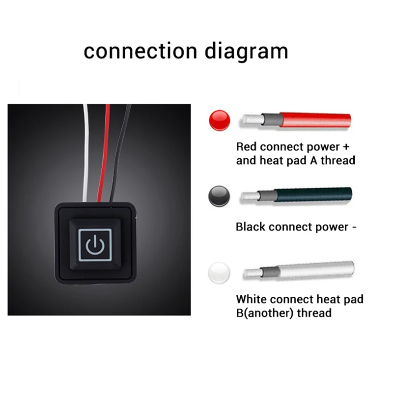 1Pc 3.7-12V Electirc Heating Waistband Temperature Controller Rheostat Switch Silicone Button Switch 3 Gear Heated Vest Pants
1Pc 3.7-12V Electirc Heating Waistband Temperature Controller Rheostat Switch Silicone Button Switch 3 Gear Heated Vest Pants