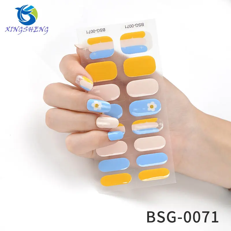 Semi Cured Gel Nail Stickers UV/LED Lamp Required 20 Gel Nail Polish Wraps Fashion Design Gel Nail Art Stickers
Semi Cured Gel Nail Stickers UV/LED Lamp Required 20 Gel Nail Polish Wraps Fashion Design Gel Nail Art Stickers