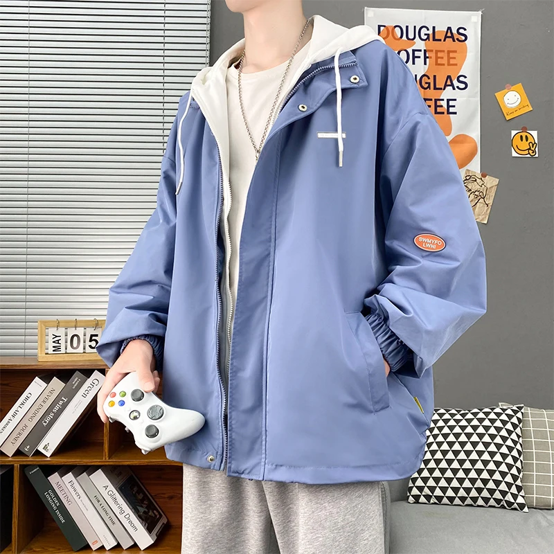 New Youth Trend Hooded Jacket Casual Handsome and Comfortable All-match Zipper Long-sleeved Top
New Youth Trend Hooded Jacket Casual Handsome and Comfortable All-match Zipper Long-sleeved Top