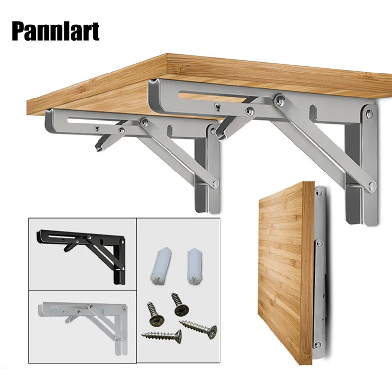 Pannlart 2Pcs/Set Stainless Steel Triangle Shelf Bracket Wall Shelf Bracket Triangle Bracket Partition Billy Folding Bracket
Pannlart 2Pcs/Set Stainless Steel Triangle Shelf Bracket Wall Shelf Bracket Triangle Bracket Partition Billy Folding Bracket