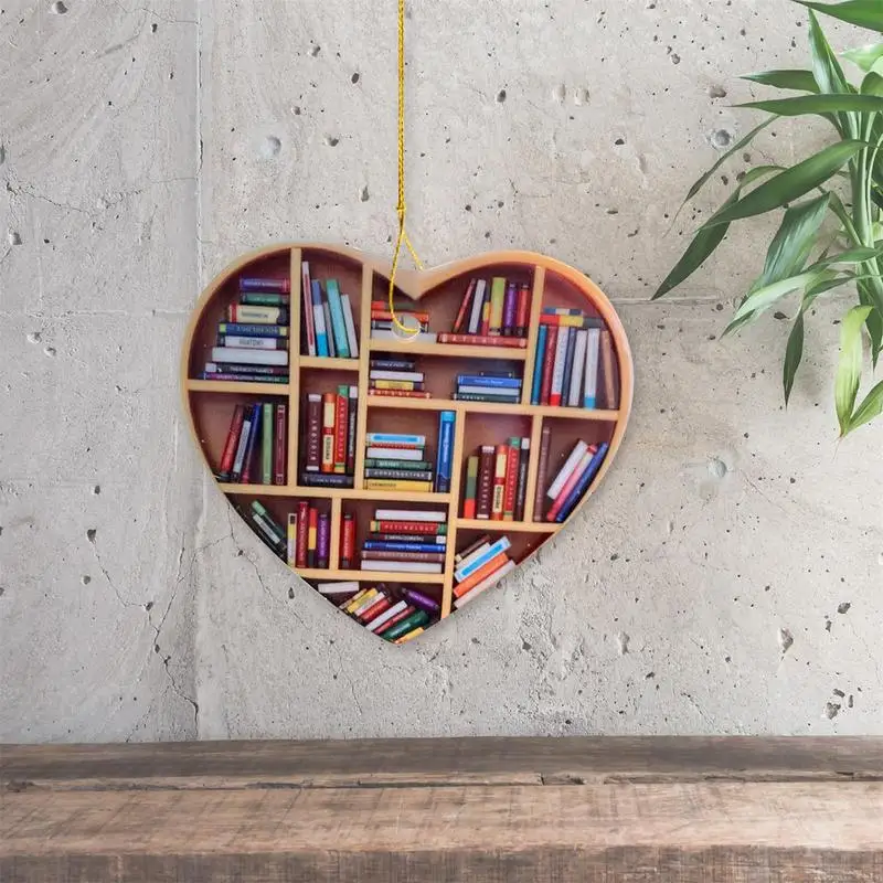 Heart Shape Wooden Reading Pendant Wear Resistant Festival Hanging Decor Book Ornaments For Christmas Tree Decoration
Heart Shape Wooden Reading Pendant Wear Resistant Festival Hanging Decor Book Ornaments For Christmas Tree Decoration