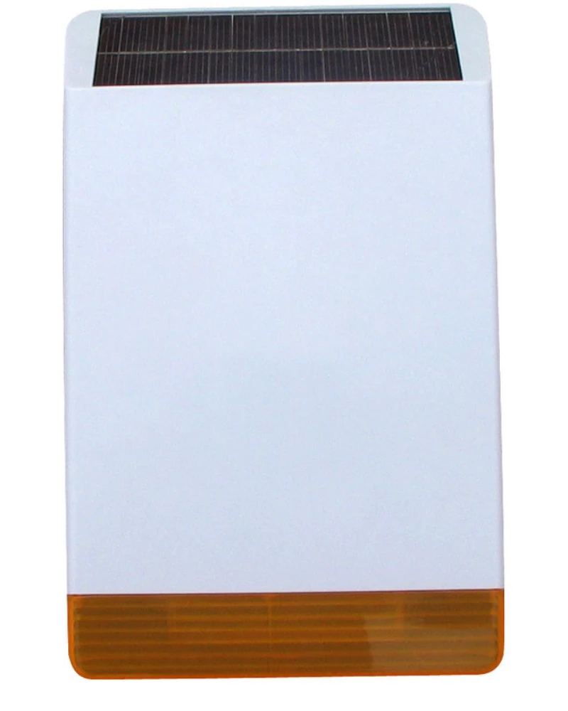 433MHZ MD326R Wireless Flash Solar Power Strobe Siren Outdoor Alarm Siren work with FOCUS MEIAN Bulgar Alarmn Panel System
433MHZ MD326R Wireless Flash Solar Power Strobe Siren Outdoor Alarm Siren work with FOCUS MEIAN Bulgar Alarmn Panel System