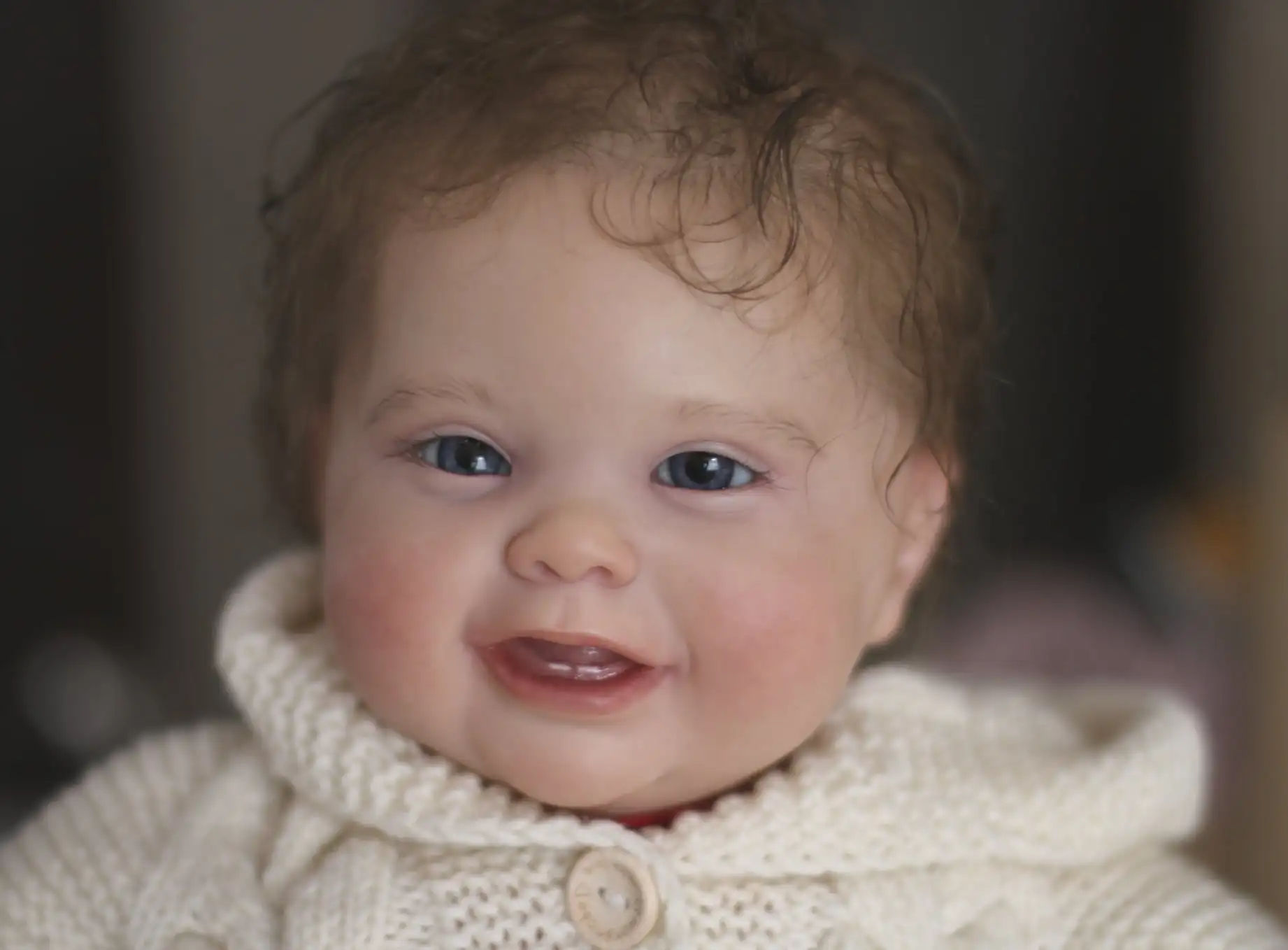 3D Skin Soft Silicone Reborn Baby For Girl Realistic 60 CM Smiling Toddler Art Doll Toy With Vascular Vein Cute Dress Up Bebe
3D Skin Soft Silicone Reborn Baby For Girl Realistic 60 CM Smiling Toddler Art Doll Toy With Vascular Vein Cute Dress Up Bebe