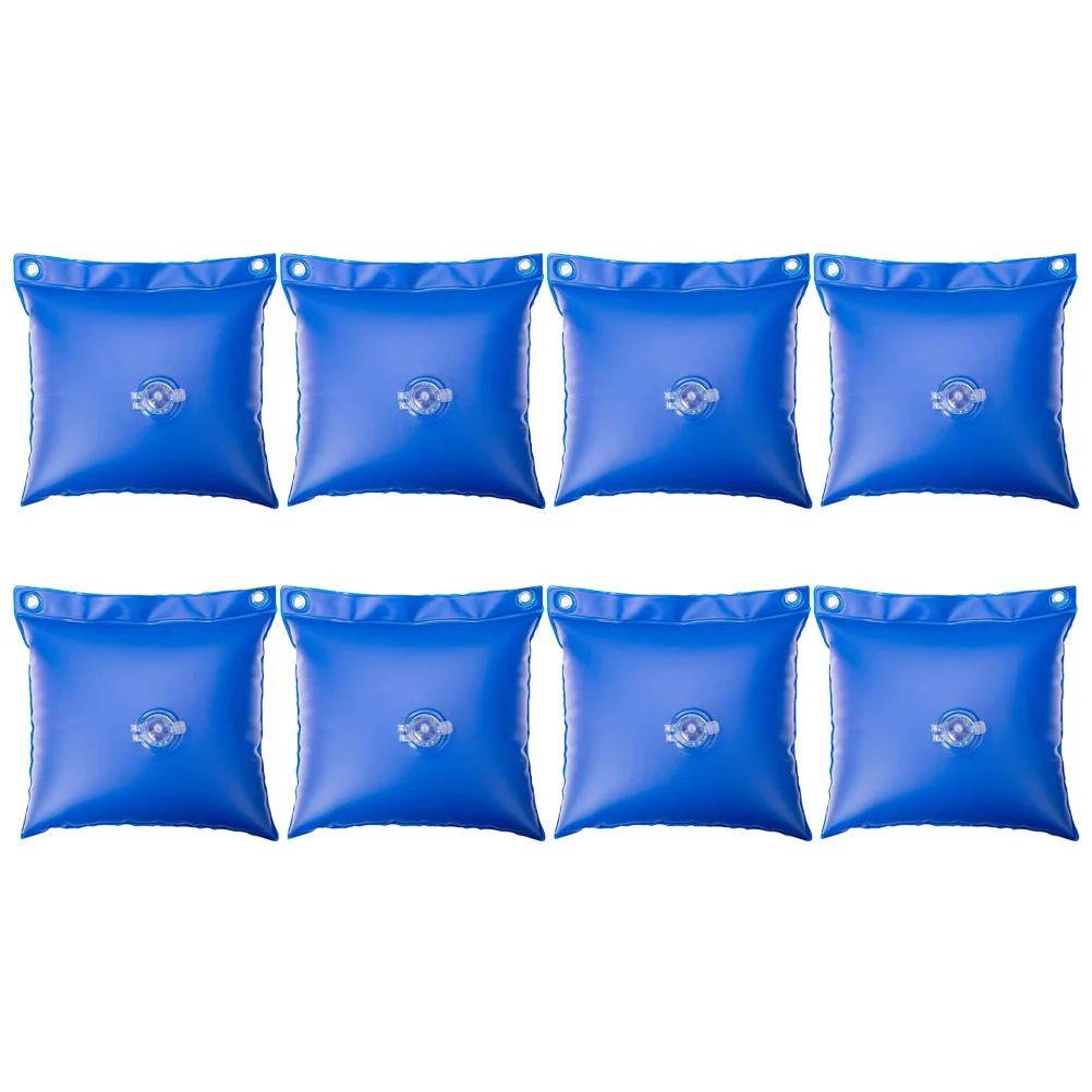 8 Pcs Ground Pool Winterizing Kit Pouch Bag Edge Bags Cover Inflatable Pillows Pools 
8 Pcs Ground Pool Winterizing Kit Pouch Bag Edge Bags Cover Inflatable Pillows Pools