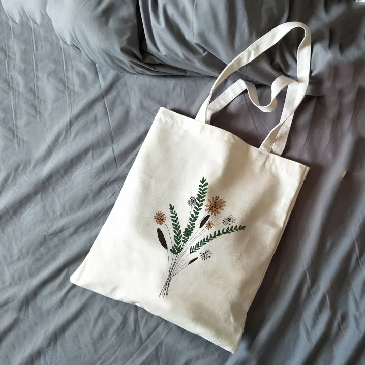 Women Canvas Shopping Bag Female Canvas Cloth Shoulder Bag Students Book Bag Eco Handbag Tote Reusable Grocery Shopper Bags
Women Canvas Shopping Bag Female Canvas Cloth Shoulder Bag Students Book Bag Eco Handbag Tote Reusable Grocery Shopper Bags
