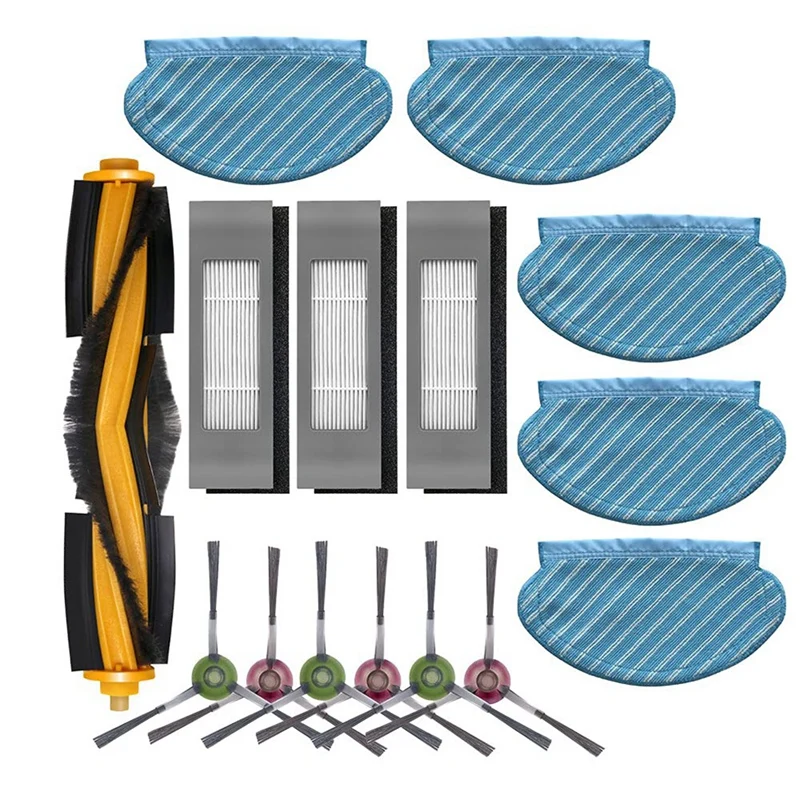 Сменные Роликовые щетки, боковые щетки, фильтры НЕРА, накладки для швабры Для Ecovacs Deebot Ozmo 920 950, аксессуары для пылесоса
Сменные Роликовые щетки, боковые щетки, фильтры НЕРА, накладки для швабры Для Ecovacs Deebot Ozmo 920 950, аксессуары для пылесоса