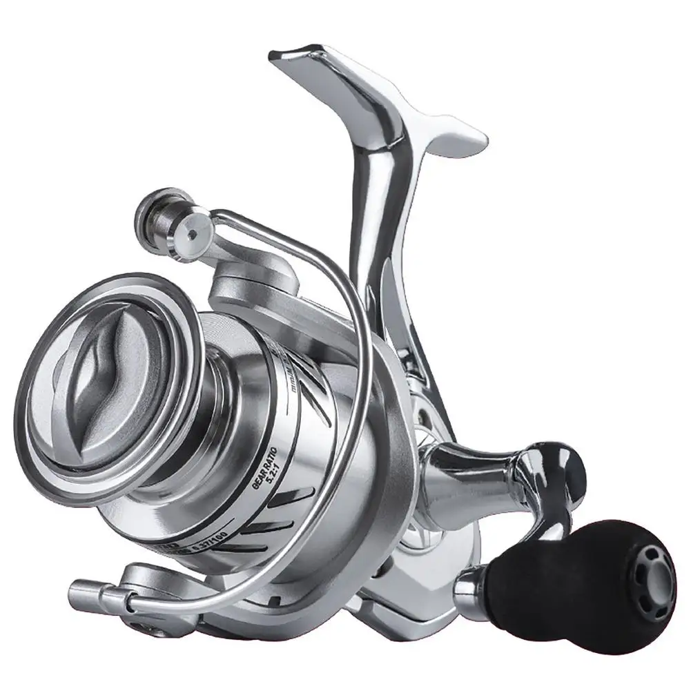 Spinning Fishing Reel Long Casting 5.2:1 Gear Ratio Lure Fishing Reel With Interchangeable Right Left Handles GA1000-7000
Spinning Fishing Reel Long Casting 5.2:1 Gear Ratio Lure Fishing Reel With Interchangeable Right Left Handles GA1000-7000