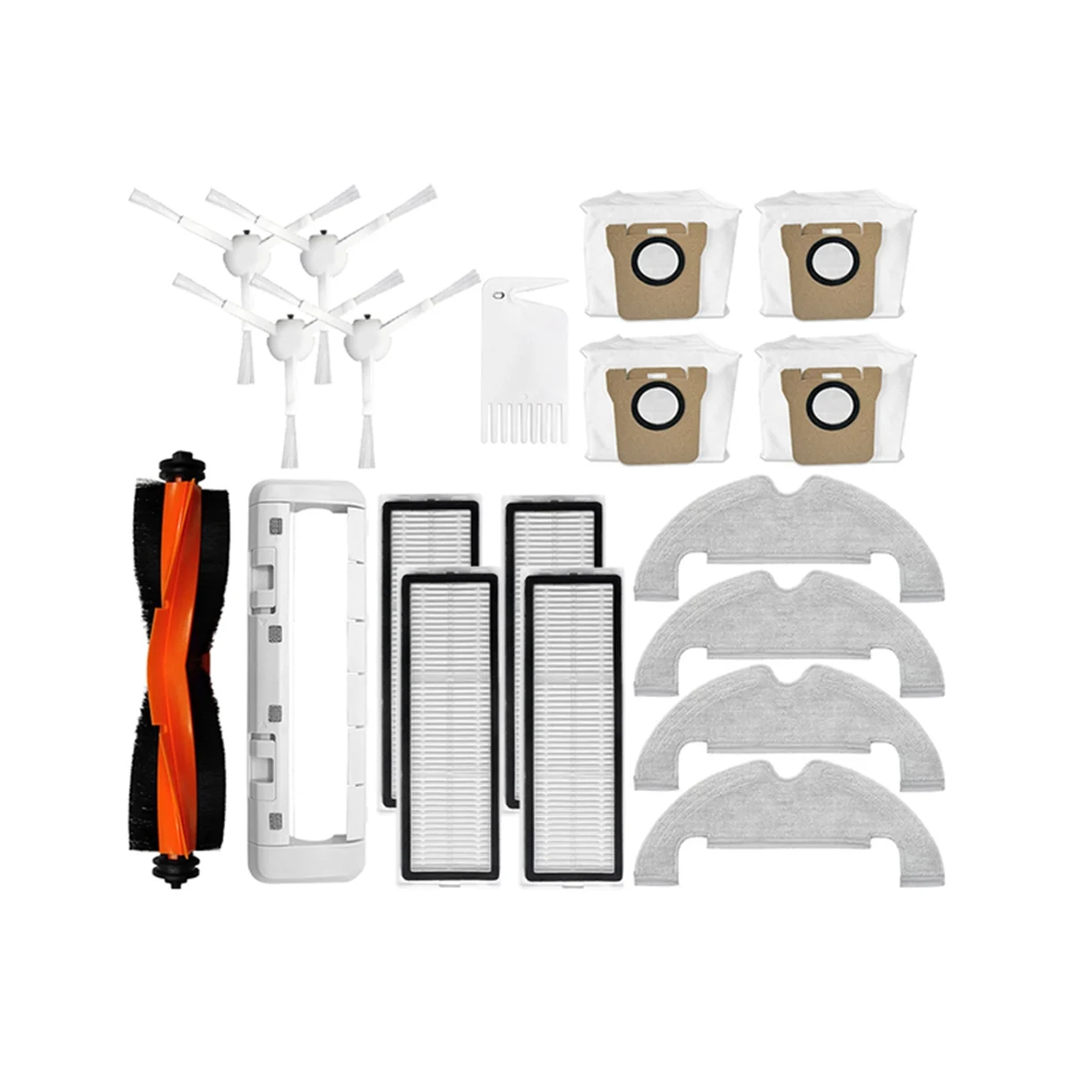 Для робота-пылесоса X10 Запчасти для робота-пылесоса сменная основная боковая щетка Hepa фильтр Швабра тканевый пылесборник
Для робота-пылесоса X10 Запчасти для робота-пылесоса сменная основная боковая щетка Hepa фильтр Швабра тканевый пылесборник