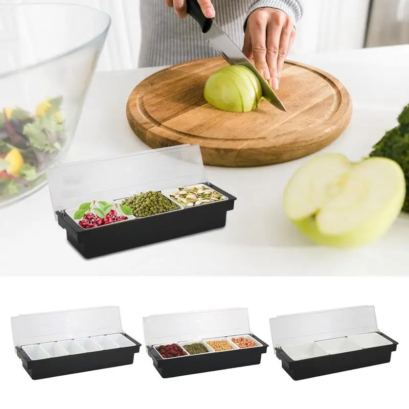 Universal Kitchen Food Holder Box Practical Design Compartment Seasoning Box Multi Compartments Seasoning Rack Kitchen Accessory
Universal Kitchen Food Holder Box Practical Design Compartment Seasoning Box Multi Compartments Seasoning Rack Kitchen Accessory