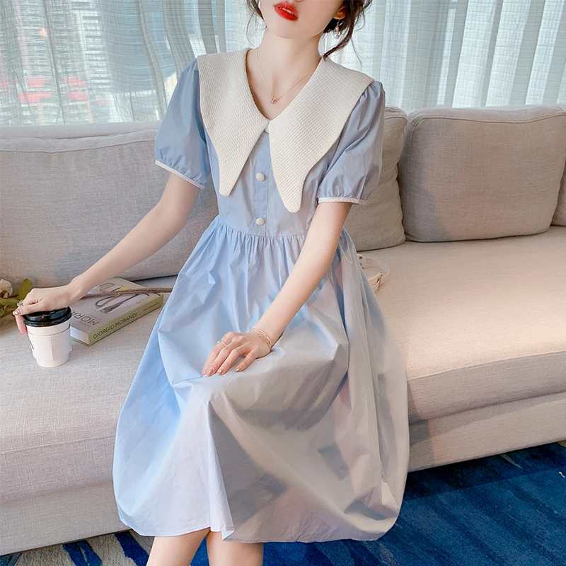 Korean Fashion Dress Women Elegant Summer Short Sleeve Hit Colors High Waist Slim Party Dresses
Korean Fashion Dress Women Elegant Summer Short Sleeve Hit Colors High Waist Slim Party Dresses