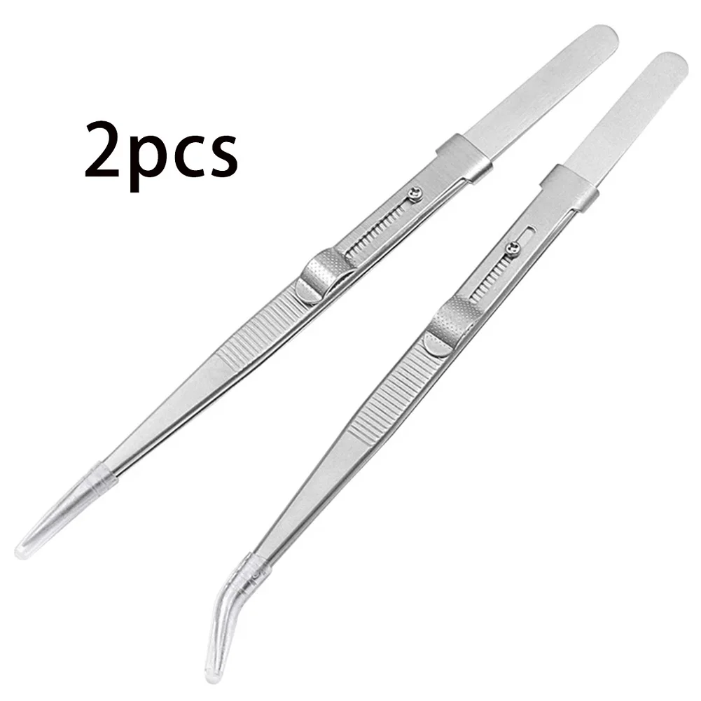 2PCS Jewelry Tweezer Slide Lock Stainless Steel Presicion Adjustable Tweezers For DIY Diamond Gem Jewelry Gem Identification
2PCS Jewelry Tweezer Slide Lock Stainless Steel Presicion Adjustable Tweezers For DIY Diamond Gem Jewelry Gem Identification