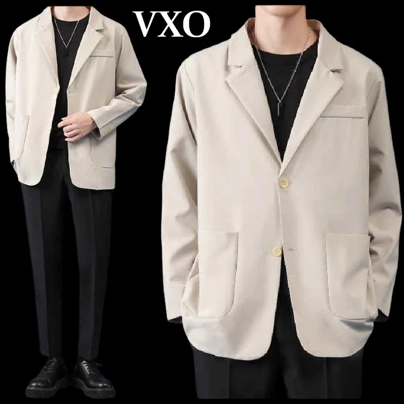 Japanese Men Blazers Spring Autumn Summer Casual Suit Jacket Men's Loose Top Casual Small Suit
Japanese Men Blazers Spring Autumn Summer Casual Suit Jacket Men's Loose Top Casual Small Suit