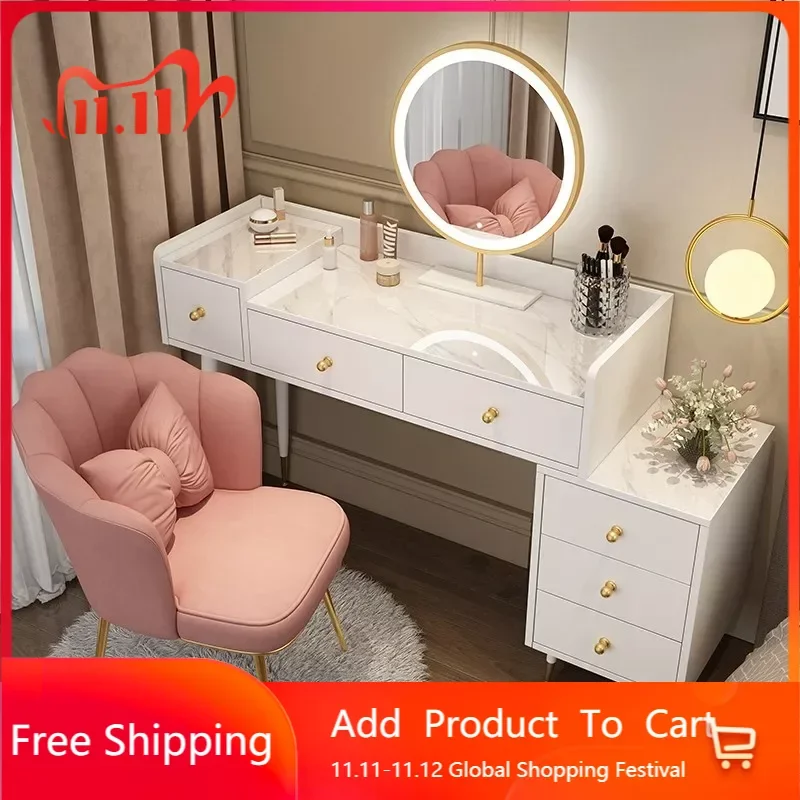 Makeup Vanity Bedroom Sets Mirror Minimalist Coffee Storage Dressing Table Mobile Luxury Vestidores Luxury Furniture WWH20XP
Makeup Vanity Bedroom Sets Mirror Minimalist Coffee Storage Dressing Table Mobile Luxury Vestidores Luxury Furniture WWH20XP
