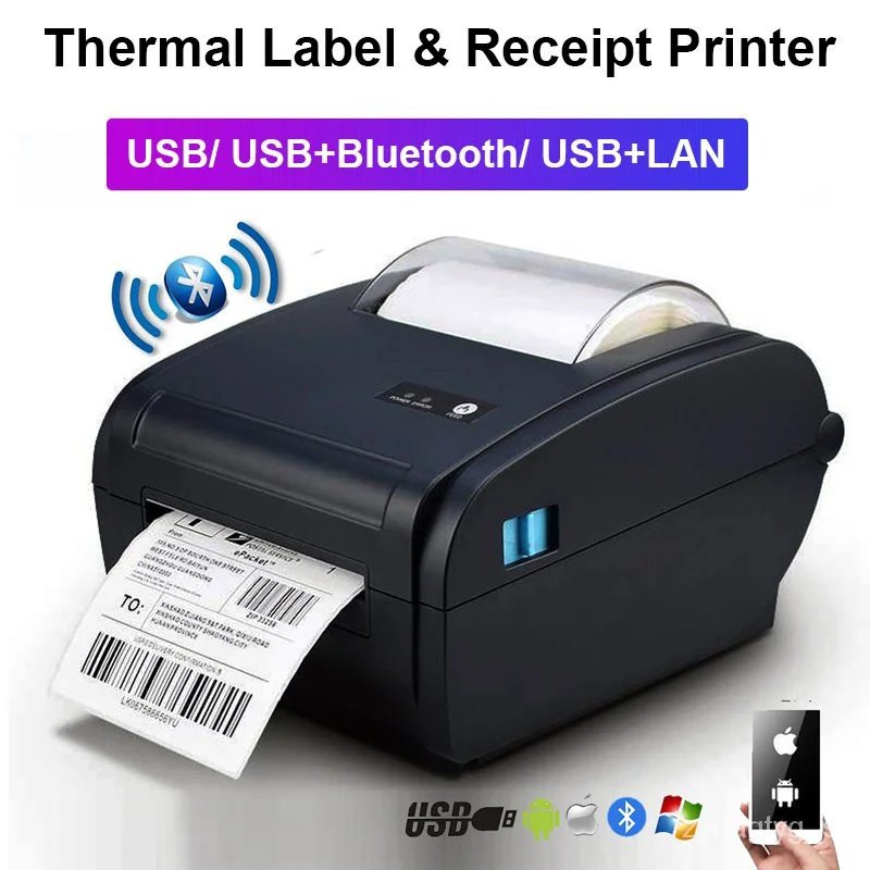 Термонаклейка на штрих-код, ярлык для доставки, 4*6 дюймов, Bluetooth, USB, Pos-терминал, Портативный чековый принтер для супермаркетов, логистов
Термонаклейка на штрих-код, ярлык для доставки, 4*6 дюймов, Bluetooth, USB, Pos-терминал, Портативный чековый принтер для супермаркетов, логистов