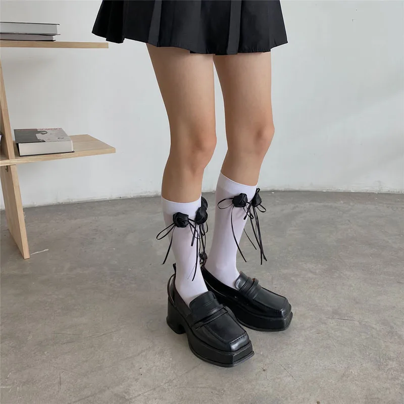 Women s Fashionable Floral Print Breathable Calf-Length Tube Socks with Elastic Band - Stylish and Comfortable Walking 
Women s Fashionable Floral Print Breathable Calf-Length Tube Socks with Elastic Band - Stylish and Comfortable Walking