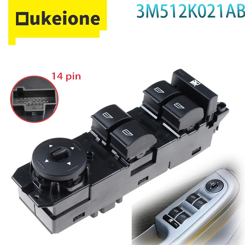 Car Electric Power Master Control Window Switch Button 3M512K021AB for Ford Focus 2005 2006 2007 Direct Replacement
Car Electric Power Master Control Window Switch Button 3M512K021AB for Ford Focus 2005 2006 2007 Direct Replacement