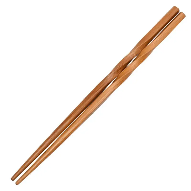

Wooden Chopsticks Natural Chestnut Wood Sushi Chopsticks Healthy Chinese Carbonization Chop Sticks For Gourmet Rice Noodles