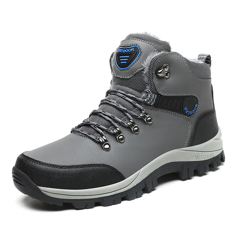 Winter Men Boots Waterproof Leather Sneakers Snow Boots Outdoor Male Hiking Boots Work Shoes High Top Non-slip Ankle Boots
Winter Men Boots Waterproof Leather Sneakers Snow Boots Outdoor Male Hiking Boots Work Shoes High Top Non-slip Ankle Boots