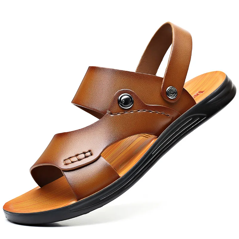 Cheap Sandals for Men Outdoor Split Leather 2022 Summer New Men Shoes Non-slip Beach Slip-On Sandals Travel Flip Flop Slippers
Cheap Sandals for Men Outdoor Split Leather 2022 Summer New Men Shoes Non-slip Beach Slip-On Sandals Travel Flip Flop Slippers