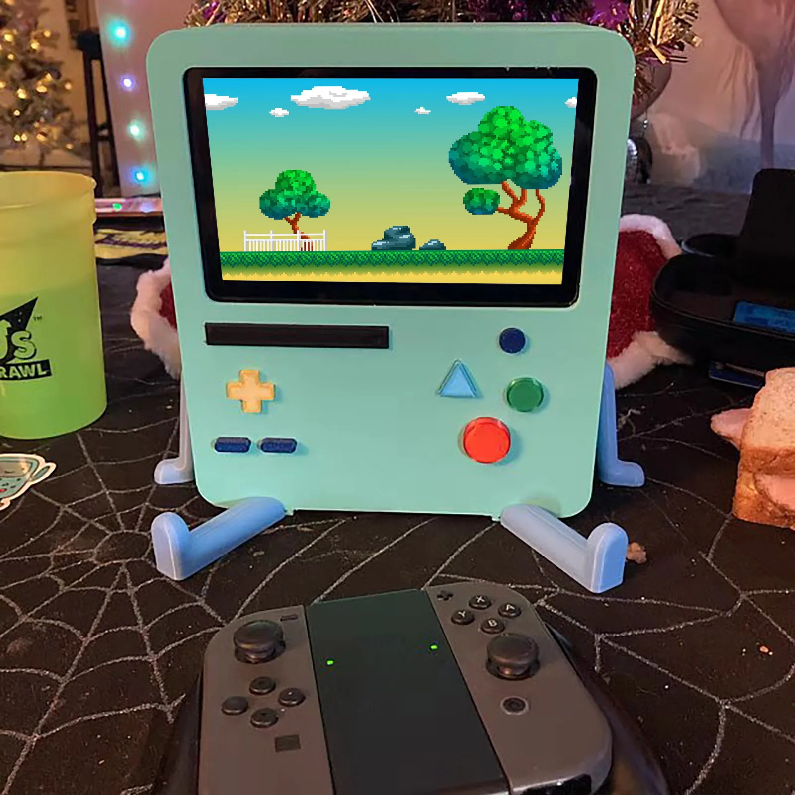 NINTENDO SWITCH BMO STAND Cute Cartoon Multi Color Silicone Material Handheld Game Screen Support
NINTENDO SWITCH BMO STAND Cute Cartoon Multi Color Silicone Material Handheld Game Screen Support