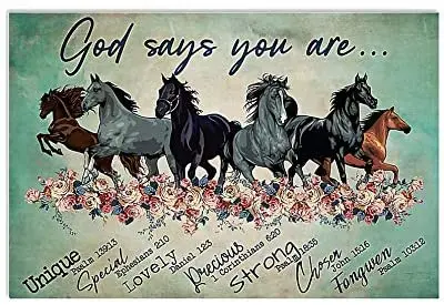 SIGNCHAT Horse God Says You Christian Religious Farmhouse Sign Decor Poster Birthday Wedding Housewarming Gift Home Decor
SIGNCHAT Horse God Says You Christian Religious Farmhouse Sign Decor Poster Birthday Wedding Housewarming Gift Home Decor