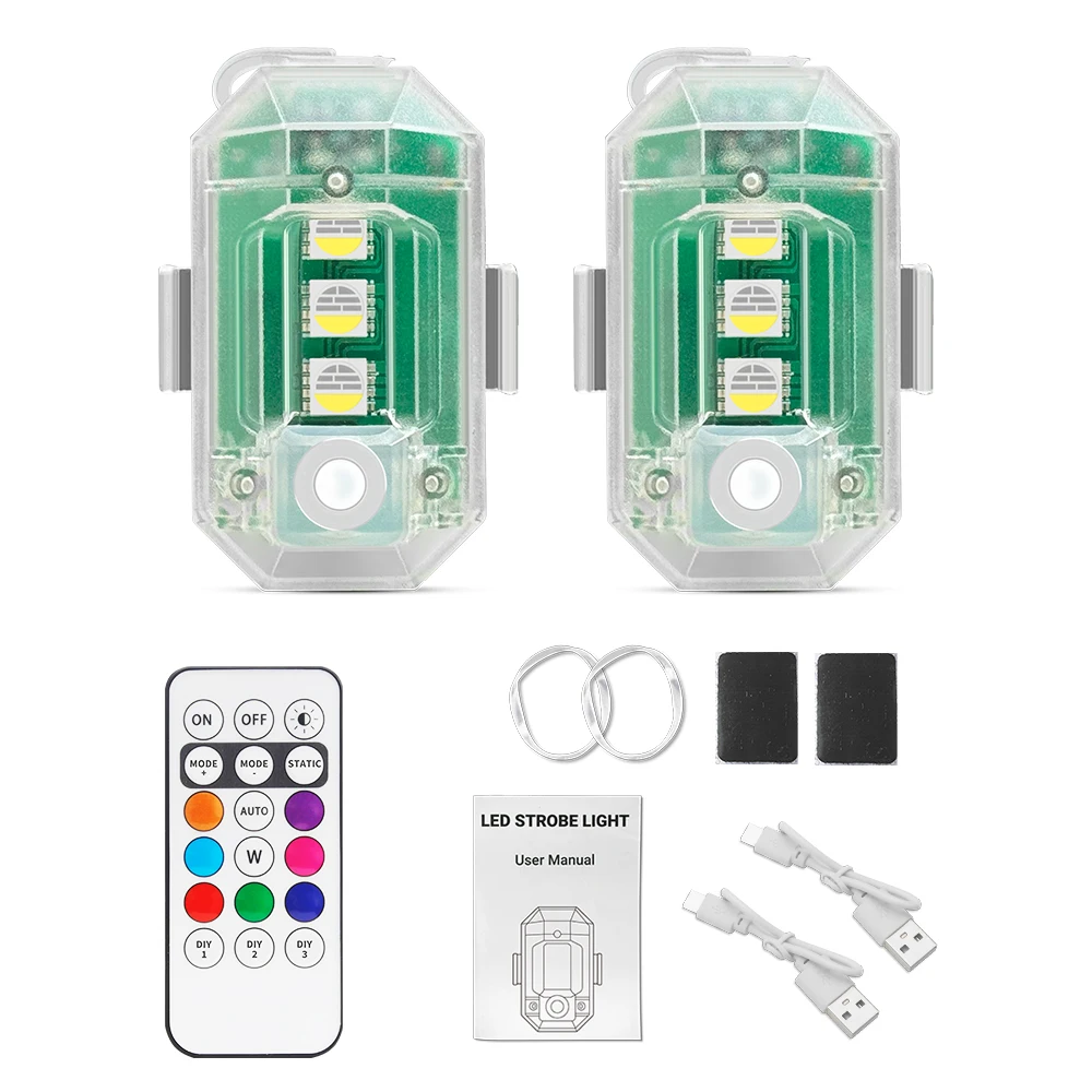 Стробоскоп с дистанционным управлением, USB-перезаряжаемая лампа RGB для защиты от столкновений, светодиодный Предупреждение светильник освещение для мотоцикла, дрона, велосипеда
Стробоскоп с дистанционным управлением, USB-перезаряжаемая лампа RGB для защиты от столкновений, светодиодный Предупреждение светильник освещение для мотоцикла, дрона, велосипеда