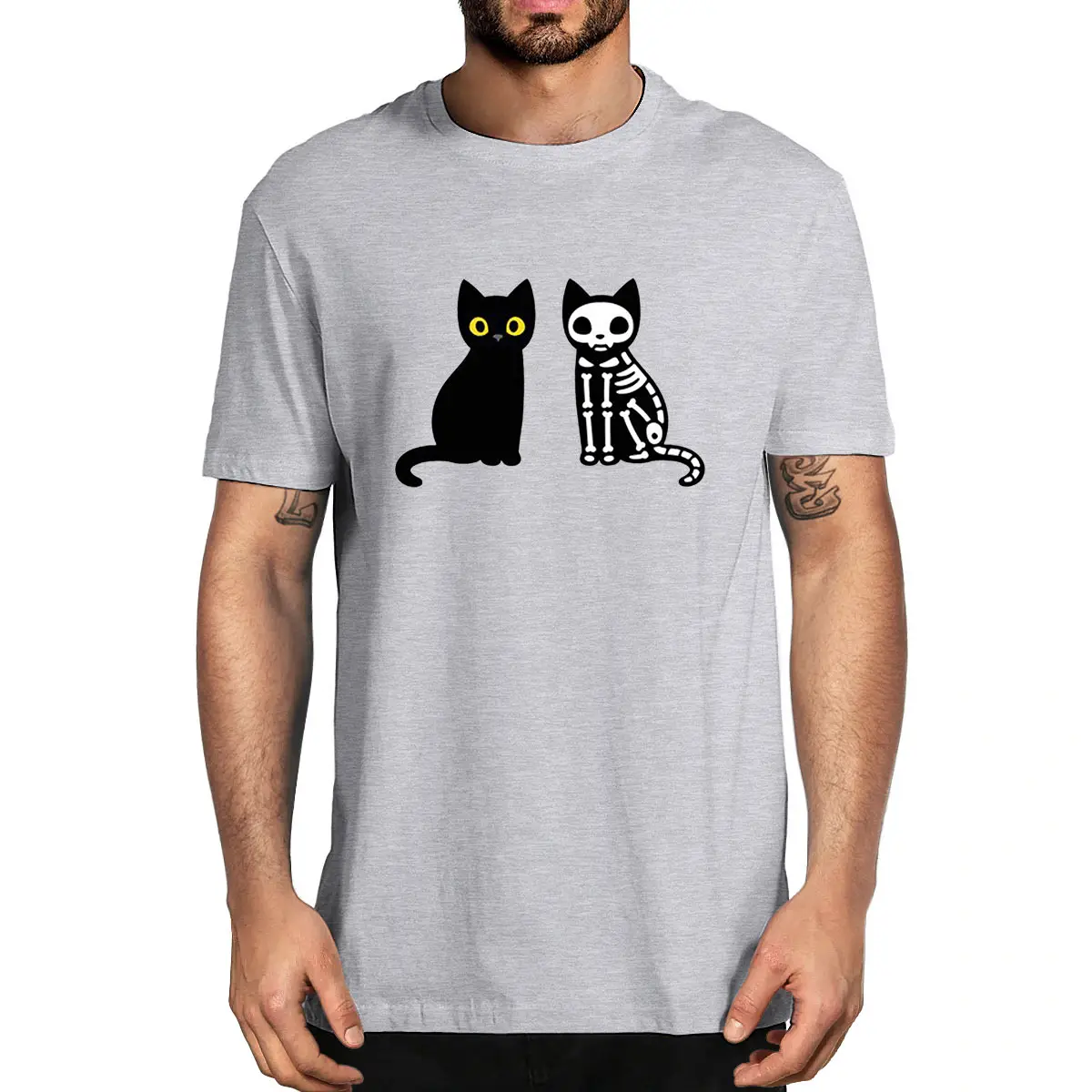 Halloween Cat Skeleton Cat Spooky Season 100% Cotton Summer Classic Men's Novelty Oversized T-Shirt Women Casual Streetwear Tee
Halloween Cat Skeleton Cat Spooky Season 100% Cotton Summer Classic Men's Novelty Oversized T-Shirt Women Casual Streetwear Tee