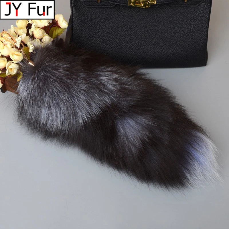 40cm Real Fox Fur Tail Large Long Natural Fur tail Keychain Pendant Cosplay tail Cute Wolf Fox Tail Fur Car Keychains For Women
40cm Real Fox Fur Tail Large Long Natural Fur tail Keychain Pendant Cosplay tail Cute Wolf Fox Tail Fur Car Keychains For Women