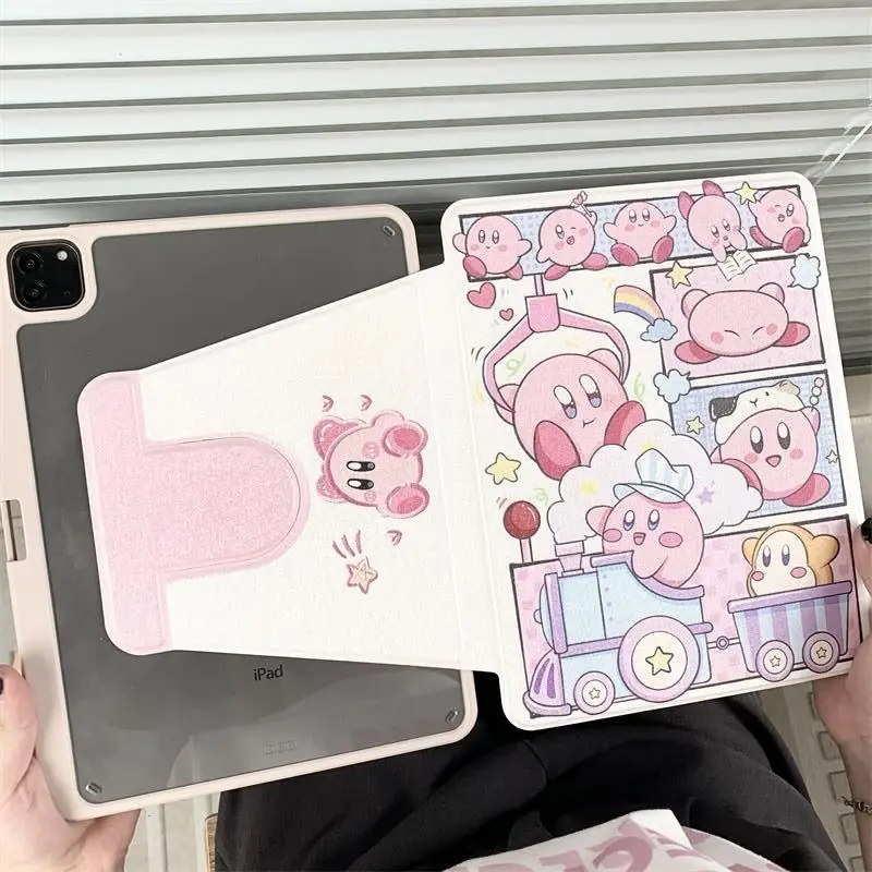 New Game Star Kirby DIY Cute Kabi Ipad Protective Case Rotating Air45 Acrylic 10.2-Inch New Pro11 Flat Plate Bending Resistant
New Game Star Kirby DIY Cute Kabi Ipad Protective Case Rotating Air45 Acrylic 10.2-Inch New Pro11 Flat Plate Bending Resistant