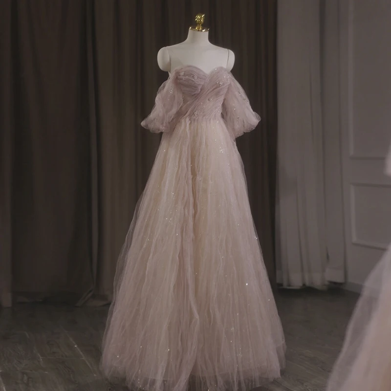 Pink Princess Robe De Mariee 2023 New Strapless Elegant A Line Wedding Dress Delicate Beading Sweet Abiti Da Sposa Colorati
Pink Princess Robe De Mariee 2023 New Strapless Elegant A Line Wedding Dress Delicate Beading Sweet Abiti Da Sposa Colorati