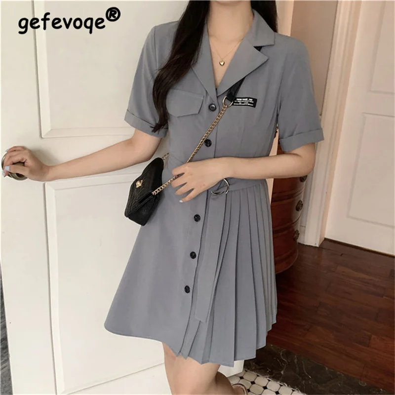 Korea Chic Pleated Folds Party A-Line Mini Dresses for Women Short Sleeve Casual Dress Evening Vestidos Autumn 2022 New Summer
Korea Chic Pleated Folds Party A-Line Mini Dresses for Women Short Sleeve Casual Dress Evening Vestidos Autumn 2022 New Summer