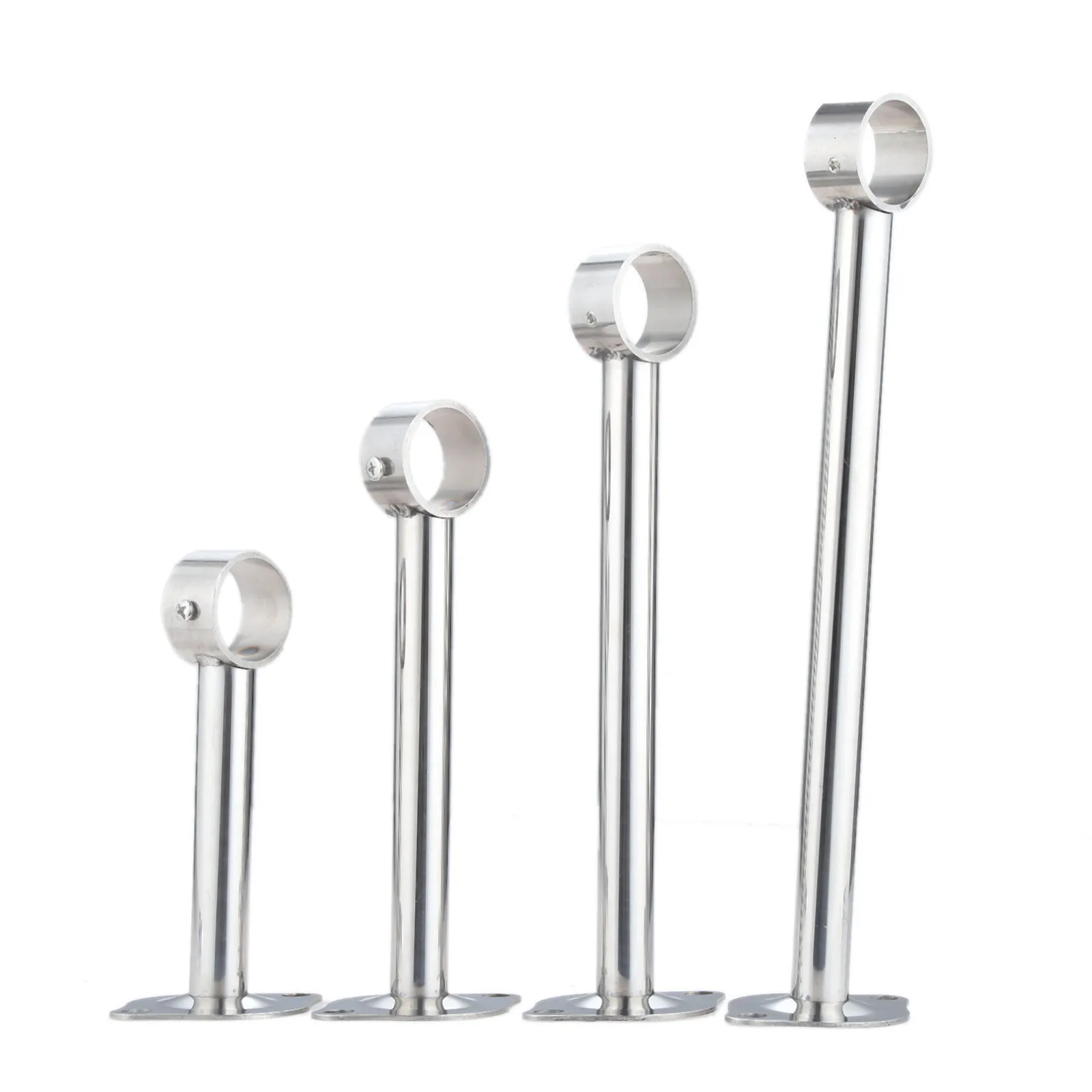 2pcs Stainless Steel Tube Wardrobe Flange Base Rail Support Bracket 32mm Curtain Rod Socket With Screws 150/200/250/300mm
2pcs Stainless Steel Tube Wardrobe Flange Base Rail Support Bracket 32mm Curtain Rod Socket With Screws 150/200/250/300mm