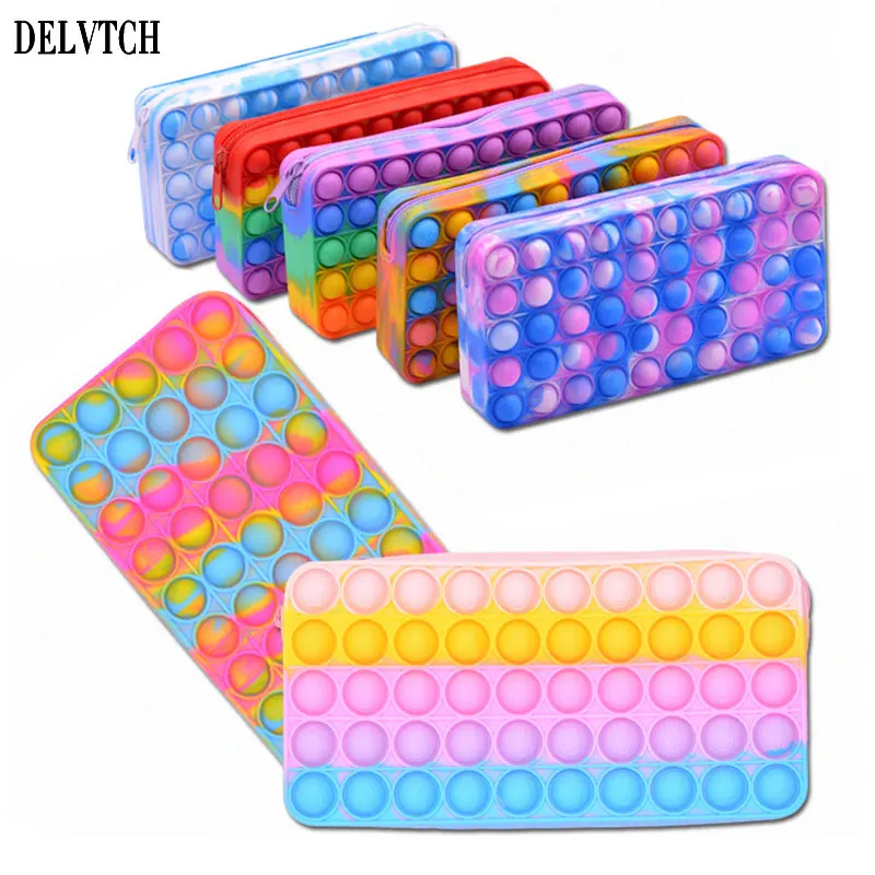 Large Soft Silicone Bubble Pop Pencil Case Makeup Storage Bag Fidget Stress Relief Waterproof Pen Stationery Organizer Kids Gift
Large Soft Silicone Bubble Pop Pencil Case Makeup Storage Bag Fidget Stress Relief Waterproof Pen Stationery Organizer Kids Gift