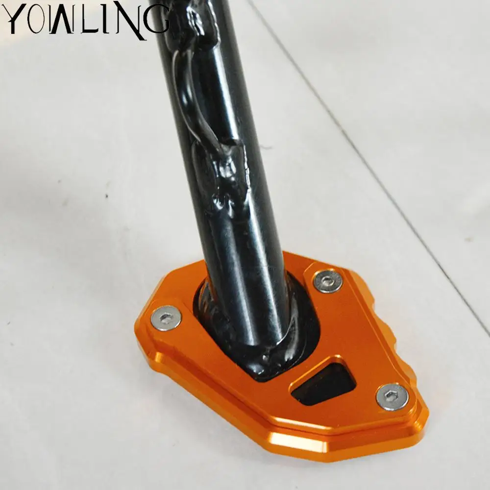

Motorcycle Side Stand Pad Plate Kickstand Enlarger Support Extension For 790 Adventure R 790 Adv S LC 2019 2020 2021 2022 Cover