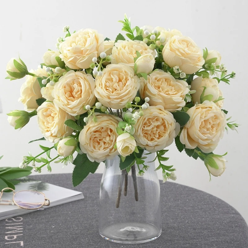 Beautiful Rose Artificial Silk Flowers Multi Color Bouquets Home Gathering Party Celebration Decoration Fake Flowers for Wedding
Beautiful Rose Artificial Silk Flowers Multi Color Bouquets Home Gathering Party Celebration Decoration Fake Flowers for Wedding