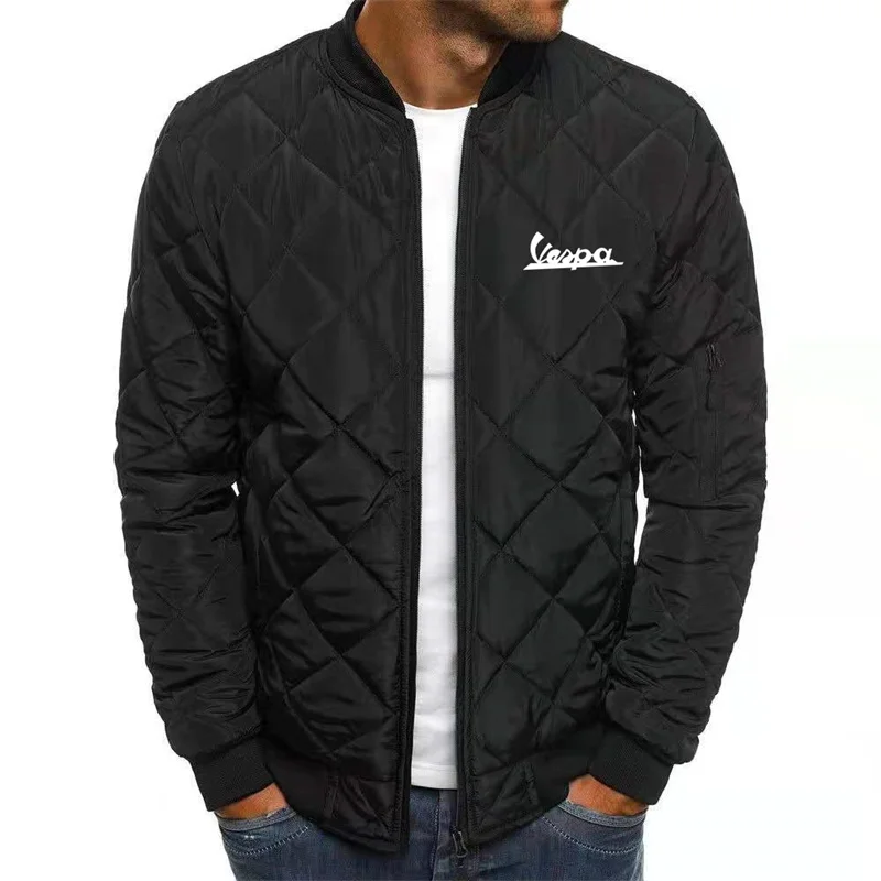Vespa Men's Fashion Jacket Zipper Comfortable Thicken Jacket Winter Snowy Weather Warm Classic Style Men's Jacket Stand Collar
Vespa Men's Fashion Jacket Zipper Comfortable Thicken Jacket Winter Snowy Weather Warm Classic Style Men's Jacket Stand Collar