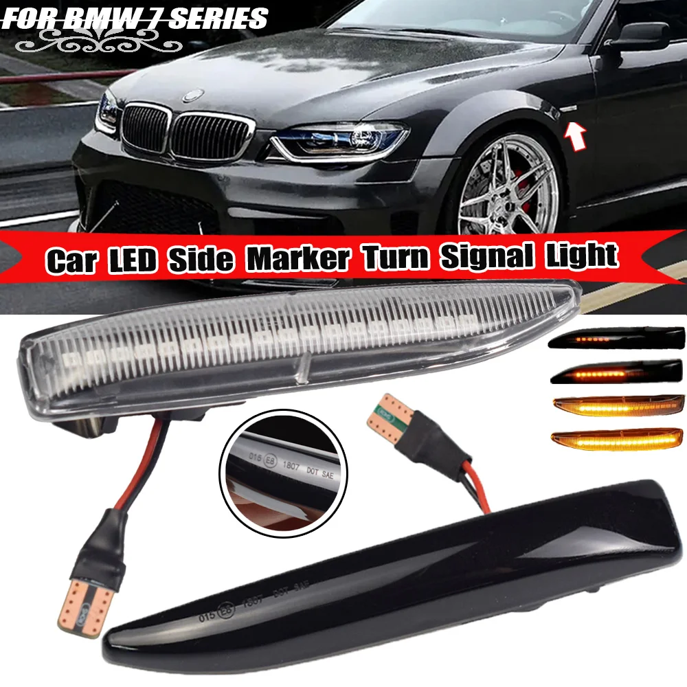 LED Amber Yellow Sidemarker Lamps For 2002-2008 BMW E65 E66 E67 745LI 750LI 760Li B7 7 Series LED Turn Signal Light
LED Amber Yellow Sidemarker Lamps For 2002-2008 BMW E65 E66 E67 745LI 750LI 760Li B7 7 Series LED Turn Signal Light